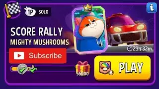 Score rally mighty mushrooms 55000 solo challenge match masters 