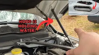 Ram Truck Hood Holding Water (LEAK) Easy Fix for 2019+ 1500, 2500, 3500