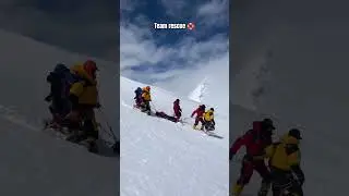Look How to Rescue | High Altitude Rescue on K2 #youtubeshorts #2023