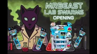 🔥 MrBeast Lab Swarms Alpha Series Blind Capsule Opening! (1 Lab pack + 4 Test Tube Packs Unboxed!)