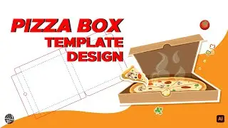 Crafting Culinary Masterpieces: Pizza Box Design Tutorial in Adobe Illustrator