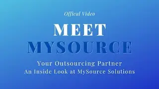 Официальное видео MySource Solutions: аутсорсинг на Филиппинах