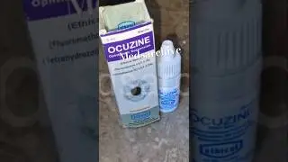 Ocuzine eye drops #eyes #eyedrops