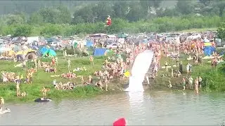Миссия Плюшка самый эпичный прыжок в озеро. Crazy Russians water jump the most epic ever!