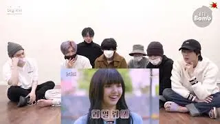bts reaction blackpink