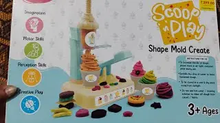 Scoop and play Game || Shape Mold Create || 3+ age 