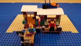 Lego Stop Motion Speed Build - 31093 Creator Fisherman's House