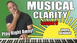 How To Play Piano For Beginners | Easy Lesson 3 Lean On Me | Shawn Cheek Web Piano Teacher Method