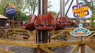 Windmill Towers New Drop Tower Testing in Tornado Springs at Paultons Park