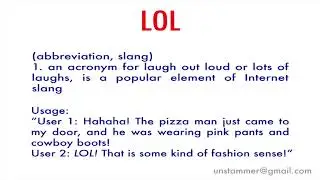 How to Pronounce LOL