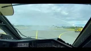 Water Salute for a happy birthday | Cockpit View | Life Of An Airline Pilot
