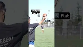 HOW TO THROW A PERFECT SPIRAL 💯🏈 #qb #football