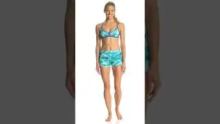 Speedo Turnz Women's Cloud Game Swimsuit Short | SwimOutlet.com