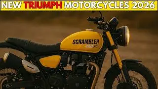 7 лучших новых мотоциклов Triumph 2026 года — будущее британской мощи!