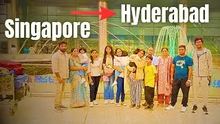 3 Kids? ONE Flight! Hilarious Singapore to Hyderabad Adventure on Singapore Airlines 😂