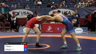 74 Kg Consolation Tony Raupp Minot MatWrats Wrestling Club Vs Tyler Berger Sunkist Kids Wrestling