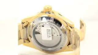 Invicta Watch Invicta 8931 - Gold Tone White Diver - Video