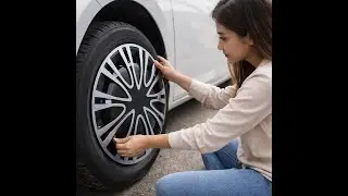 NEOZAK by Prigan 16 Inch Universal Wheel Cover Black Silver Color #cars #automobile #travel