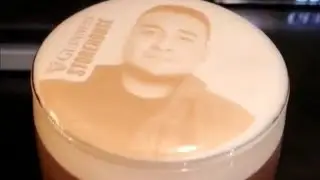 My face printed on my beer! 🍺