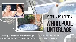 Energiesparende Unterlage f&uuml;r aufblasbare Whirlpools | Bodenschutzmatte f&uuml;r deinen Whirlpool