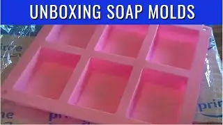 Unboxing Rectangular and Oval 6 Cavity Silicone Soap Molds | @ThomasCraftStudio