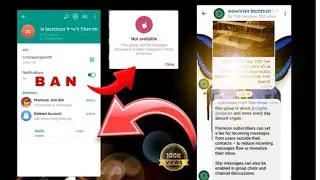 How to ban Telegram channel/group change link /ban any change links group working method 