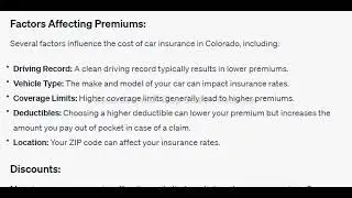 Car Insurance In Colorado || Best Car insurance companies In Colorado 2023 || Insurance in Colorado
