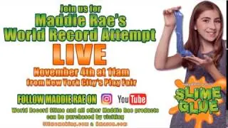 LIVE STREAM Maddie Rae Making the World's Largest Slime!