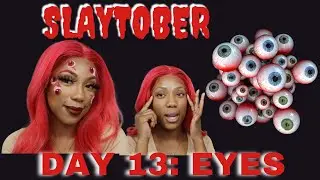 HALLOWEEN MAKEUP TUTORIAL SLAYTOBER DAY 13: SPOOKY EYES