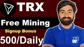 New Cloud Mining Website Free Mining Site /sign up Bonus /500trx Daily 😍💕