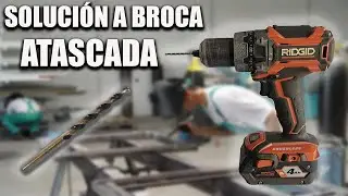 SOLUCIÓN A BROCA ATASCADA EN TALADRO INALAMBRICO || ROTOMARTILLO SIN CARBONES 18 V || 4AH
