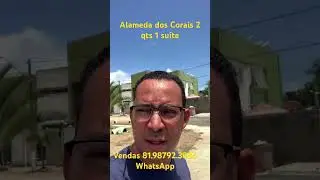 Alameda dos Corais 2 qts 1 su&iacute;te vendas 81.98792.3886 WhatsApp