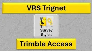 Trignet VRS - Trimble Access Survey Style Setup