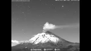 #Popocatépetl previo a fin de año 2025 I EnVIvo