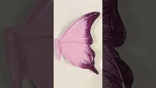 aesthetic butterfly trinket dish#diy#aesthetic#clay#cute #handmade#art#shorts#trending#viral#craft