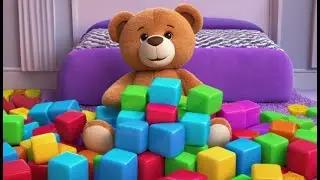 Naughty Teddy Hid the Counting Blocks 🧸 | Nursery Rhymes for Kids & Baby Songs