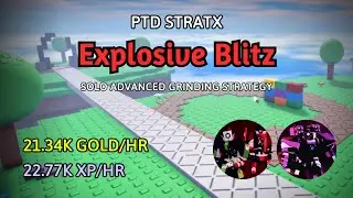 PTD Explosive Blitz Strategy POV | Solo Advanced Speedrun [8:26] | Roblox Planetary Tower Defense