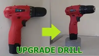 Upgrade Battery to 5000mAh for 12V Drill Machine
