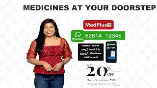 Order Medicines On Whatsapp | MedPlus Medicines Home Delivery | Flat 20% off