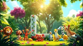 Alphabet Letter L Animals Nursery Rhyme | Learn Animal Names Starting with L | Fun Kids Song