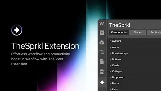 Episode 6. TheSprkl Webflow Extension. Creating a Sample Site (Part 2)