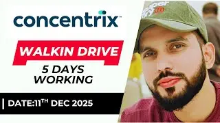 Concentrix Mega Walk-In Drive | Date:11th Dec 2025 | Freshers | 5 Days Working