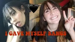I CUT MY OWN BANGS!