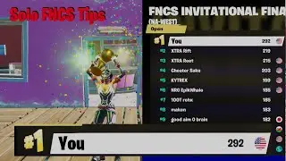 3 Tips For Solo FNCS and Solo Dreamhack