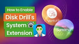 Как включить системное расширение Disk Drill (macOS Ventura, Sonoma)