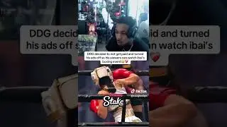 ddg turned his ads off so his viewers can watch ibai's boxing event