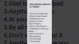 Don't reply by 