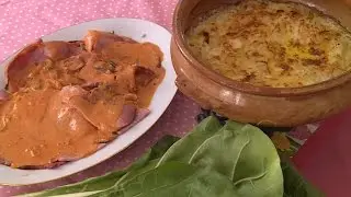 Recette : jambon cuit, sauce échalotes et gratin de blettes - Météo à la carte