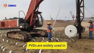 What Are Prefabricated Vertical Drains PVD ？PVDs are used to accelerate soil consolidation in soft