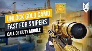 БЫСТРЫЙ СПОСОБ РАЗБЛОКИРОВАТЬ ЗОЛОТОЙ КАМУФЛЯЖ СНАЙПЕРОВ - Call of Duty Mobile